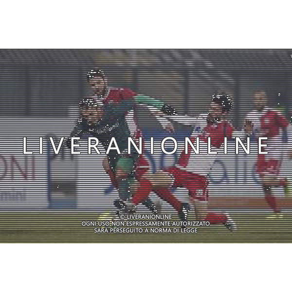 Rimini - Ternana Campionato di Calcio Serie C 19/02/2019 nella foto: Montanari Andrea (Rimini fc) Bifulco Alfredo (Ternana Calcio) ©Claudio Zamagni/Agenzia Aldo Liverani