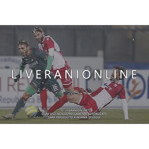 Rimini - Ternana Campionato di Calcio Serie C 19/02/2019 nella foto: Montanari Andrea (Rimini fc) Bifulco Alfredo (Ternana Calcio) ©Claudio Zamagni/Agenzia Aldo Liverani