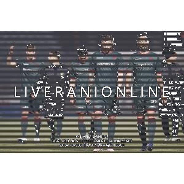 Rimini - Ternana Campionato di Calcio Serie C 19/02/2019 nella foto: la ternana a fine partita ©Claudio Zamagni/Agenzia Aldo Liverani