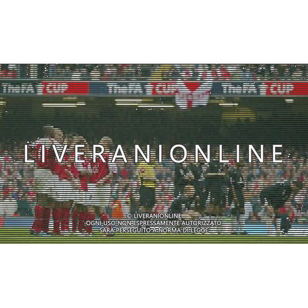 Arsenal FC - Manchester United FC-FA Cup Final in Cardiff at the Millennium stadium - 21/05/2005 nella foto festeggiamenti dopo i rigori ph by Marcello Pozzetti : ©IPS Photo Agency/Agenzia Aldo liverani