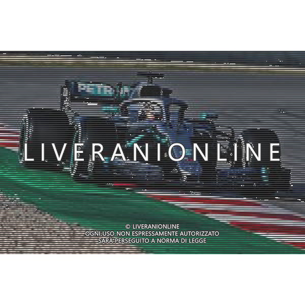 Lewis Hamilton (GBR) Mercedes AMG F1 W10. 21.02.2019. Formula One Testing, Day Four, Barcelona, Spain. Thursday. / AGENZIA ALDO LIVERANI SAS - ITALY ONLY EDITORIAL USE ONLY - F1 Testing Day Four Barcellona Spagna 21.02.2019