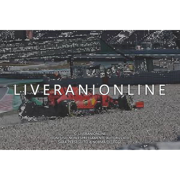 Charles Leclerc (MON) Ferrari SF90 runs into the gravel trap. 21.02.2019. Formula One Testing, Day Four, Barcelona, Spain. Thursday. / AGENZIA ALDO LIVERANI SAS - ITALY ONLY EDITORIAL USE ONLY - F1 Testing Day Four Barcellona Spagna 21.02.2019