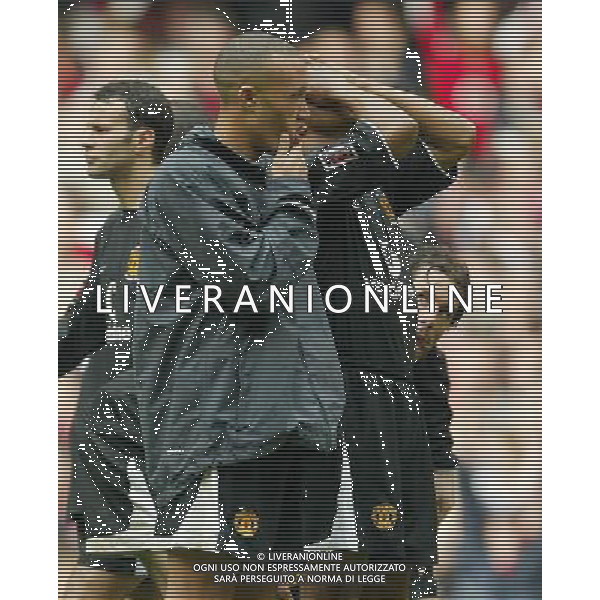 Arsenal FC - Manchester United FC-FA Cup Final in Cardiff at the Millennium stadium - 21/05/2005 nella foto delusione manchester ph by Marcello Pozzetti : ©IPS Photo Agency/Agenzia Aldo liverani