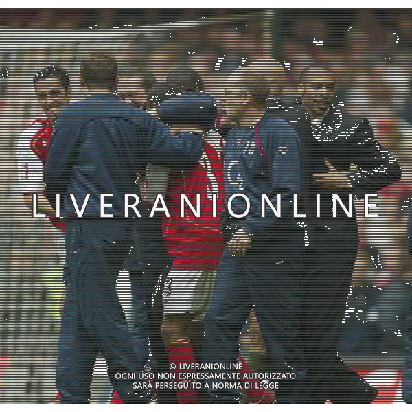 Arsenal FC - Manchester United FC-FA Cup Final in Cardiff at the Millennium stadium - 21/05/2005 nella foto esultanza arsenal ph by Marcello Pozzetti : ©IPS Photo Agency/Agenzia Aldo liverani