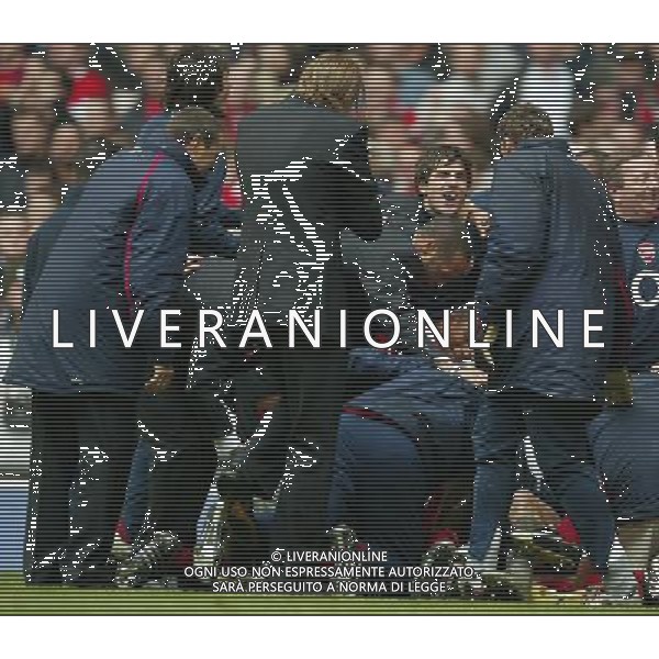 Arsenal FC - Manchester United FC-FA Cup Final in Cardiff at the Millennium stadium - 21/05/2005 nella foto esultanza arsenal ph by Marcello Pozzetti : ©IPS Photo Agency/Agenzia Aldo liverani