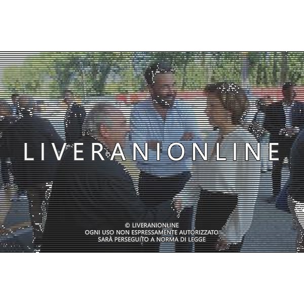 IMOLA 06 09 2018 AUTODROMO DI IMOLA UBERTO SELVATICO ESTENSE PRESIDENTE FORMULA IMOLA CON LA SINDACA MANUELA SANGIORGI E IMPRENDITORE IMOLESE ALESSANDRO CURTI ©SANNA / AGENZIA ALDO LIVERANI SAS