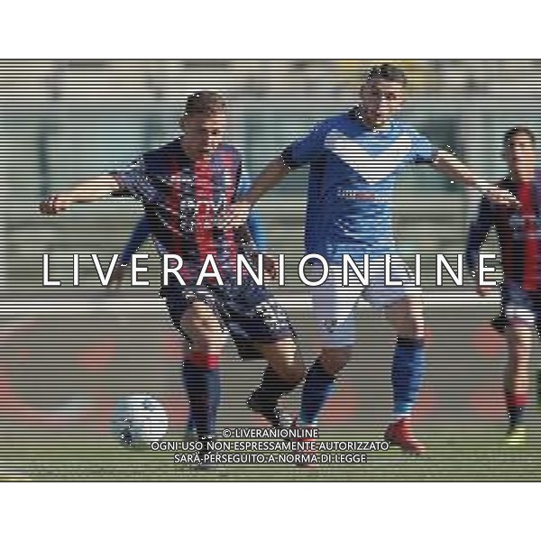 Campionato di Calcio Serie B BKT 2018/2019 25a Giornata Brescia - 23.02.2019 Brescia-Crotone Nella Foto: Samuel Mraz e Nikolas Spalek /Ph.Vitez-Ag. Aldo Liverani