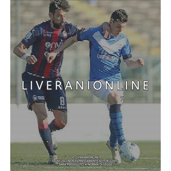 Campionato di Calcio Serie B BKT 2018/2019 25a Giornata Brescia - 23.02.2019 Brescia-Crotone Nella Foto: Dimitri Bisoli e nicolas spolli /Ph.Vitez-Ag. Aldo Liverani