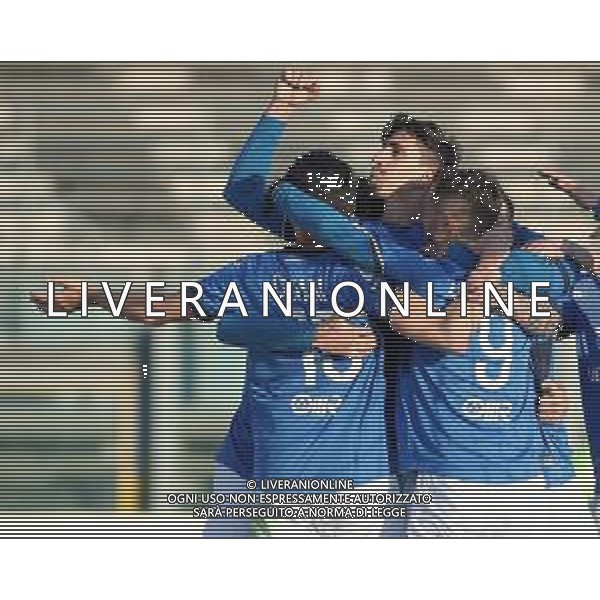 Campionato di Calcio Serie B BKT 2018/2019 25a Giornata Brescia - 23.02.2019 Brescia-Crotone Nella Foto: Emanuele Ndoj esultanza dopo l\'autogol di Salvatore Molina /Ph.Vitez-Ag. Aldo Liverani