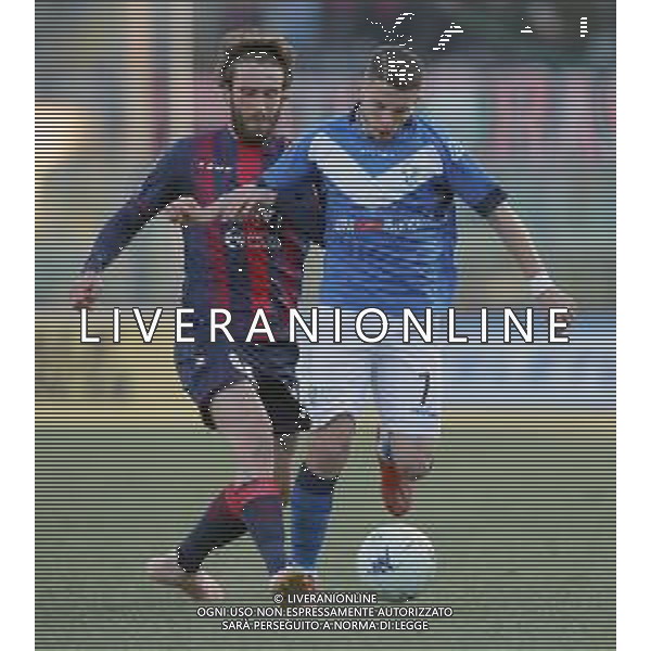 Campionato di Calcio Serie B BKT 2018/2019 25a Giornata Brescia - 23.02.2019 Brescia-Crotone Nella Foto: Nikolas Spalek e andrea barberis /Ph.Vitez-Ag. Aldo Liverani