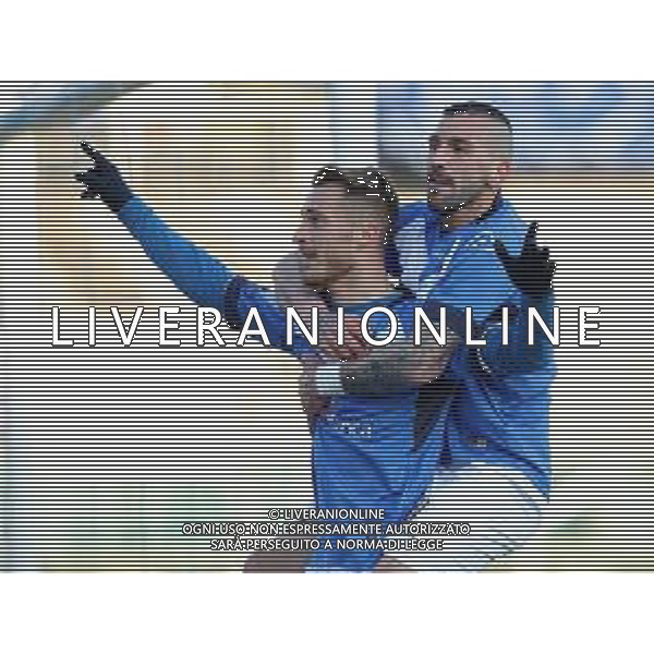 Campionato di Calcio Serie B BKT 2018/2019 25a Giornata Brescia - 23.02.2019 Brescia-Crotone Nella Foto: esultanza dopo il gol di Alfredo Donnarumma /Ph.Vitez-Ag. Aldo Liverani