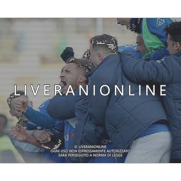 Campionato di Calcio Serie B BKT 2018/2019 25a Giornata Brescia - 23.02.2019 Brescia-Crotone Nella Foto: esultanza dopo il gol di Alfredo Donnarumma /Ph.Vitez-Ag. Aldo Liverani