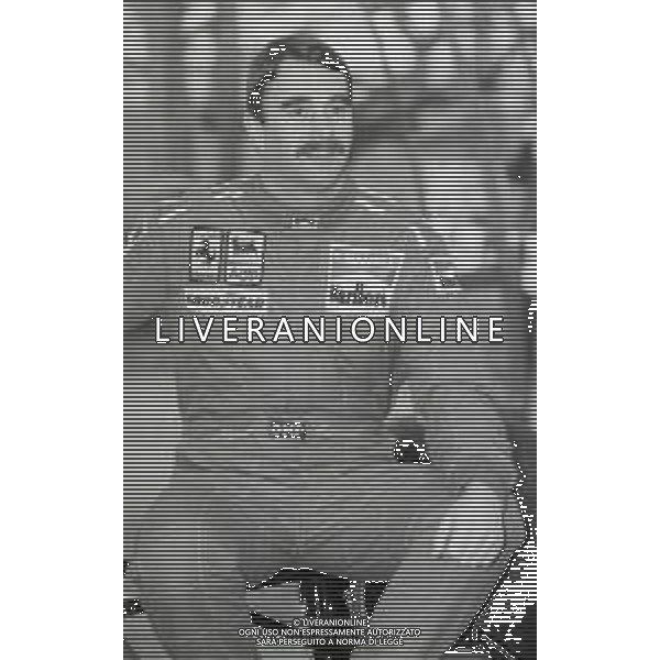 RETROSPETTIVA NIGEL MANSELL PILOTA NELLA FOTO NIGEL MANSELL ALLA PRESENTAZIONE DELLA FERRARI 641 AG ALDO LIVERANI SAS