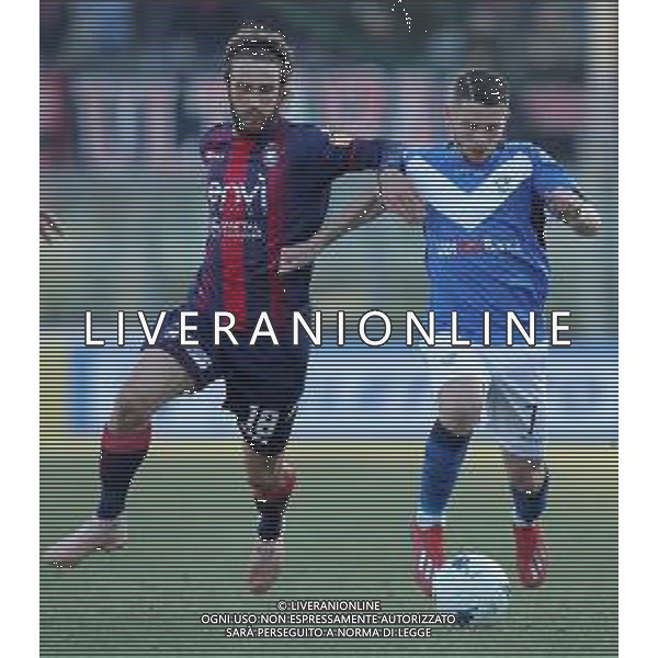 Campionato di Calcio Serie B BKT 2018/2019 25a Giornata Brescia - 23.02.2019 Brescia-Crotone Nella Foto:Nikolas Spalek - Andrea Barberis /Ph.Vitez-Ag. Aldo Liverani