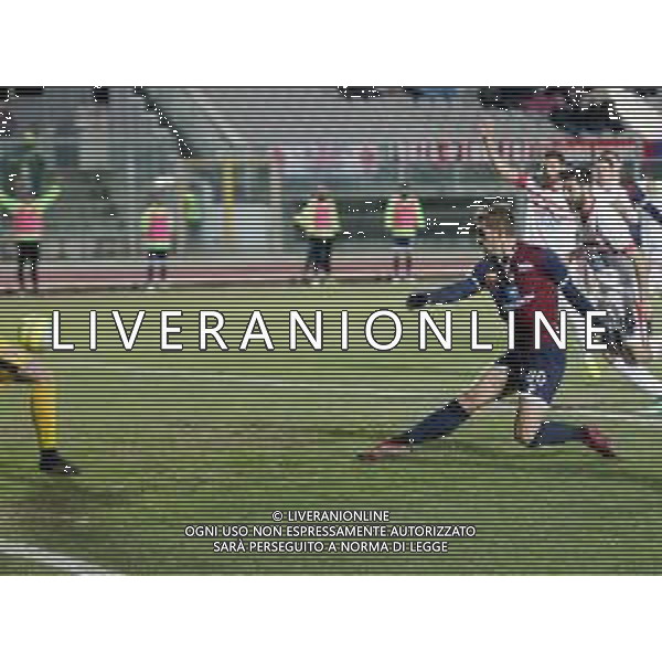 IMOLA 23 02 2019 IMOLESE CALCIO-VIS PESARO SERIE C NELLA FOTO GOL E INFORTUNIO DOPO GOL DI DE MARCHI MICHAEL ©SANNA / AGENZIA ALDO LIVERANI SAS