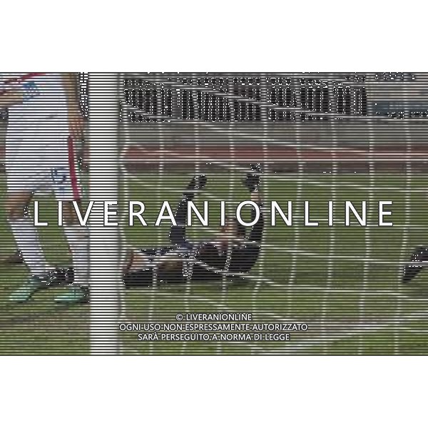 IMOLA 23 02 2019 IMOLESE CALCIO-VIS PESARO SERIE C NELLA FOTO DE MARCHI MICHAEL PER TERRA DOPO GOL ©SANNA / AGENZIA ALDO LIVERANI SAS