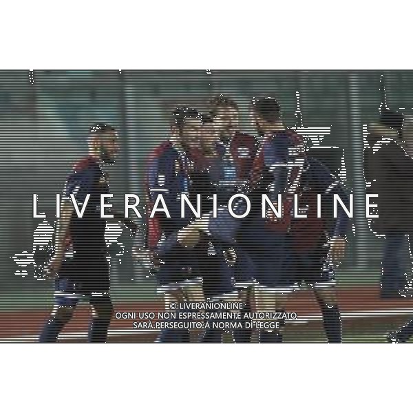 IMOLA 23 02 2019 IMOLESE CALCIO-VIS PESARO SERIE C NELLA FOTO IMOLESE CALCIO DOPO GOL DI ERIC LANINI ©SANNA / AGENZIA ALDO LIVERANI SAS