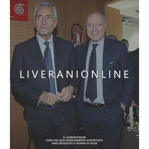 Premio internazionale della Gazzetta dello Sport in ricordo di Giacinto Facchetti il "bello del calcio" Milano - 25.02.2019 Nella Foto:Gabriele Gravina e Giuseppe Marotta /Ph.Vitez-Ag. Aldo Liverani