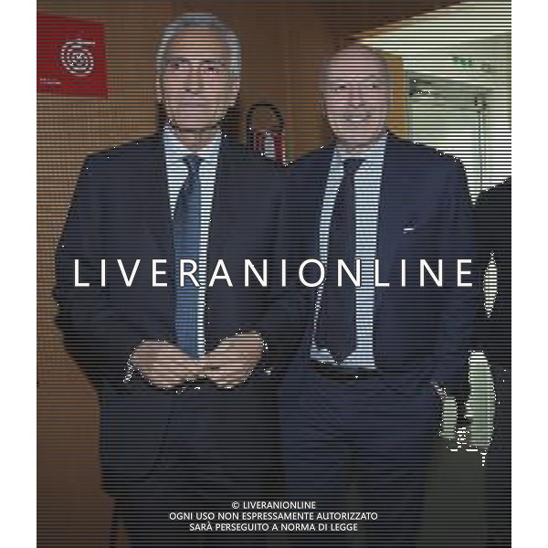 Premio internazionale della Gazzetta dello Sport in ricordo di Giacinto Facchetti il "bello del calcio" Milano - 25.02.2019 Nella Foto:Gabriele Gravina e Giuseppe Marotta /Ph.Vitez-Ag. Aldo Liverani