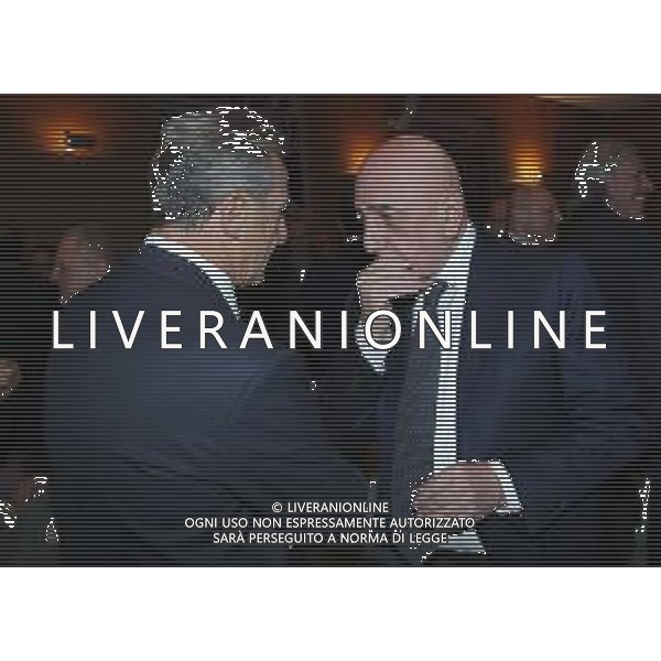 Premio internazionale della Gazzetta dello Sport in ricordo di Giacinto Facchetti il "bello del calcio" Milano - 25.02.2019 Nella Foto:Adriano Galliani e Gaetano Micciche’ /Ph.Vitez-Ag. Aldo Liverani