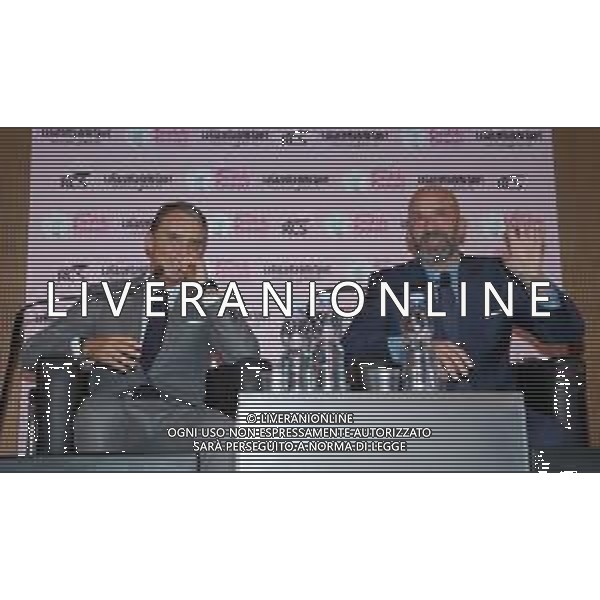 Premio internazionale della Gazzetta dello Sport in ricordo di Giacinto Facchetti il "bello del calcio" Milano - 25.02.2019 Nella Foto:Gianluca Vialli e Roberto Mancini /Ph.Vitez-Ag. Aldo Liverani