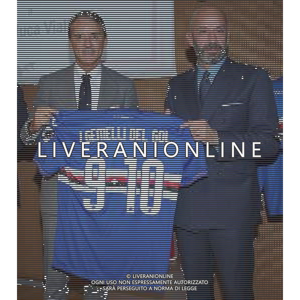 Premio internazionale della Gazzetta dello Sport in ricordo di Giacinto Facchetti il "bello del calcio" Milano - 25.02.2019 Nella Foto:Gianluca Vialli e Roberto Mancini /Ph.Vitez-Ag. Aldo Liverani
