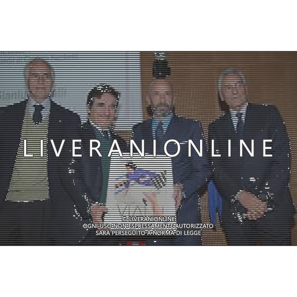 Premio internazionale della Gazzetta dello Sport in ricordo di Giacinto Facchetti il "bello del calcio" Milano - 25.02.2019 Nella Foto:Gianluca Vialli Giovanni Malago’ Urbano Cairo Gabriele Gravina /Ph.Vitez-Ag. Aldo Liverani