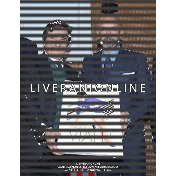 Premio internazionale della Gazzetta dello Sport in ricordo di Giacinto Facchetti il "bello del calcio" Milano - 25.02.2019 Nella Foto:Gianluca Vialli e Urbano Cairo /Ph.Vitez-Ag. Aldo Liverani