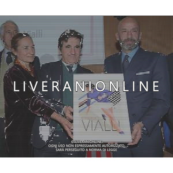 Premio internazionale della Gazzetta dello Sport in ricordo di Giacinto Facchetti il "bello del calcio" Milano - 25.02.2019 Nella Foto:Gianluca Vialli Urbano Cairo Giovanna Facchetti /Ph.Vitez-Ag. Aldo Liverani