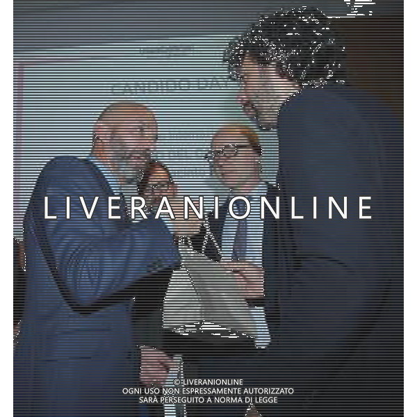 Premio internazionale della Gazzetta dello Sport in ricordo di Giacinto Facchetti il "bello del calcio" Milano - 25.02.2019 Nella Foto:Gianluca Vialli con i vertici dell’AIC Damiano Tommasi Umberto Calcagno Giannantonio Grazioli /Ph.Vitez-Ag. Aldo Liverani