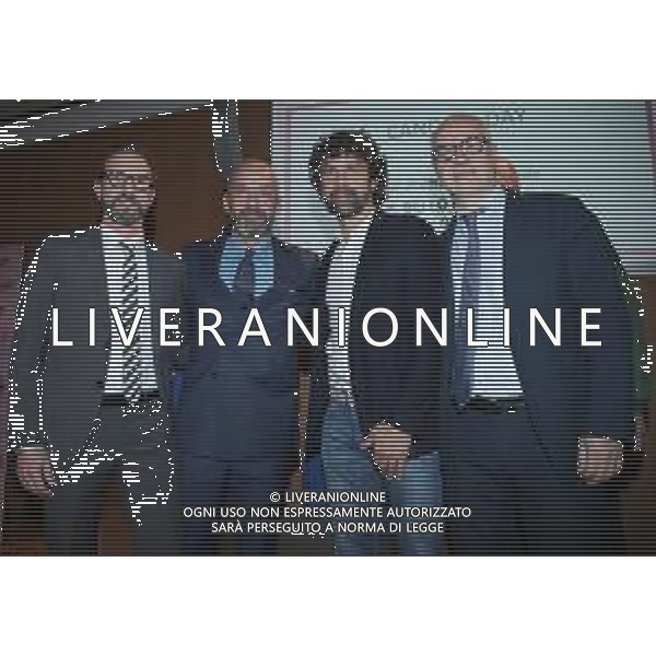 Premio internazionale della Gazzetta dello Sport in ricordo di Giacinto Facchetti il "bello del calcio" Milano - 25.02.2019 Nella Foto:Gianluca Vialli con i vertici dell’AIC Damiano Tommasi Umberto Calcagno Giannantonio Grazioli /Ph.Vitez-Ag. Aldo Liverani