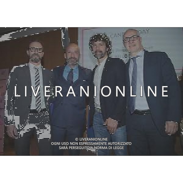 Premio internazionale della Gazzetta dello Sport in ricordo di Giacinto Facchetti il "bello del calcio" Milano - 25.02.2019 Nella Foto:Gianluca Vialli con i vertici dell’AIC Damiano Tommasi Umberto Calcagno Giannantonio Grazioli /Ph.Vitez-Ag. Aldo Liverani