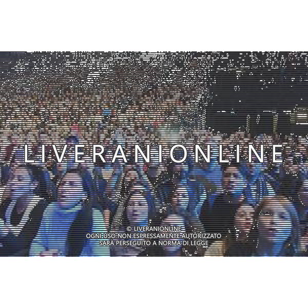 CONCERTO DEI NEGRAMARO ALL\'UNIPOL ARENA DI BOLOGNA 24.02.2019 NELLA FOTO I FANS © OPTIMAFOTO / AGENZIA ALDO LIVERANI SAS