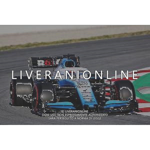 George Russell (GBR) Williams Racing FW42. 26.02.2019. Formula One Testing, Day One, Barcelona, Spain. Tuesday. AG ALDO LIVERANI SAS-ONLY ITALY