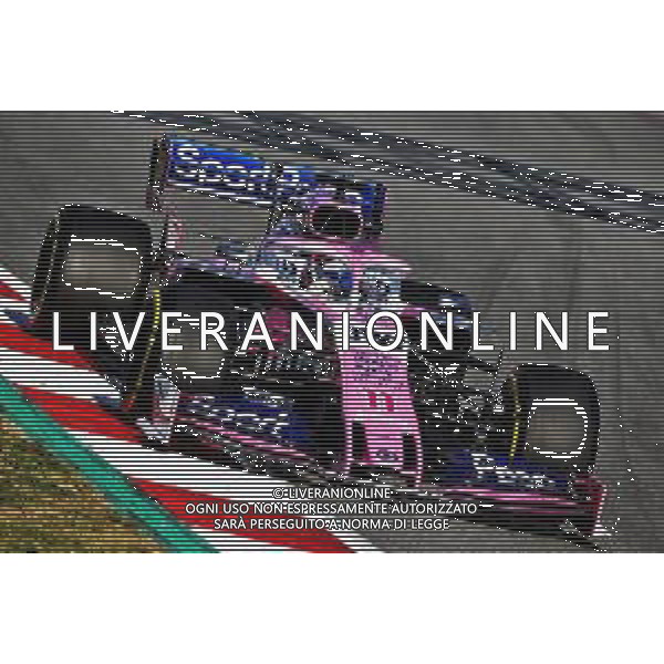 Sergio Perez (MEX) Racing Point F1 Team RP19. 27.02.2019. Formula One Testing, Day Two, Barcelona, Spain. Wednesday. AG ALDO LIVERANI SAS-ONLY ITALY