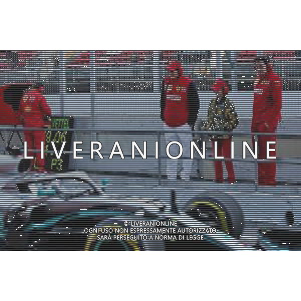 (L to R): John Elkann (ITA) FIAT Chrysler Automobiles Chairman with Mattia Binotto (ITA) Ferrari Team Principal. 01.03.2019. Formula One Testing, Day Four, Barcelona, Spain. Friday. AG ALDO LIVERANI SAS-ONLY ITALY