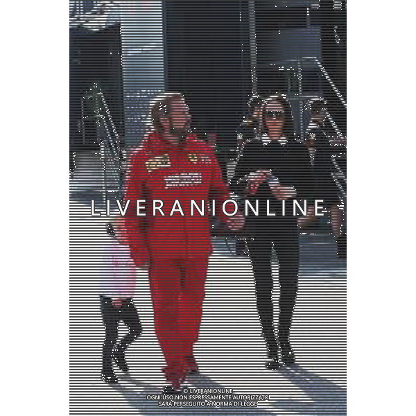 Gino Rosato (CDN) Ferrari with Minttu Raikkonen (FIN). 01.03.2019. Formula One Testing, Day Four, Barcelona, Spain. Friday. AG ALDO LIVERANI SAS-ONLY ITALY