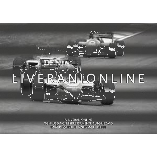 RETROSPETTIVA NIGEL MANSELL PILOTA NELLA FOTO NIGEL MANSELL 1985 AL GP DI F1 IMOLA AG ALDO LIVERANI SAS