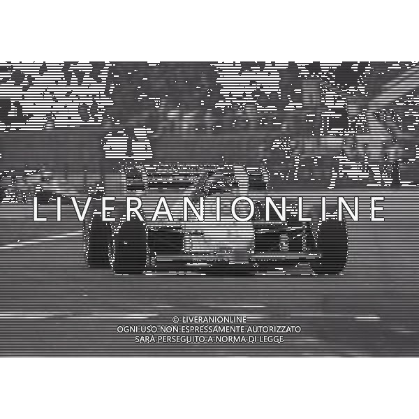 RETROSPETTIVA NIGEL MANSELL PILOTA NELLA FOTO NIGEL MANSELL 1985 AL GP DI F1 MONZA AG ALDO LIVERANI SAS