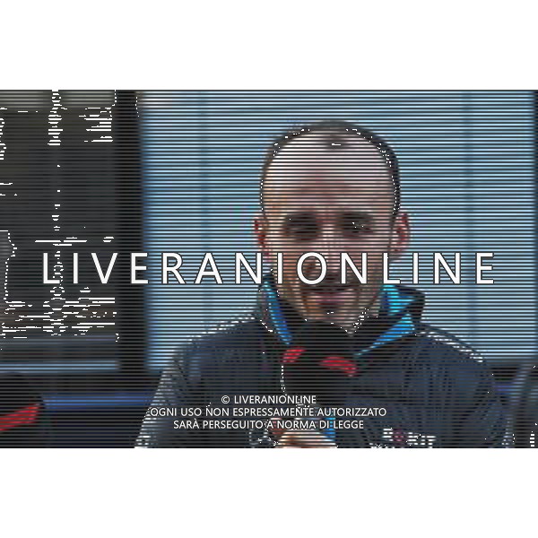 Robert Kubica (POL) Williams Racing with the media. 21.02.2019. Formula One Testing, Day Four, Barcelona, Spain. Thursday. AG ALDO LIVERANI SAS-ONLY ITALY