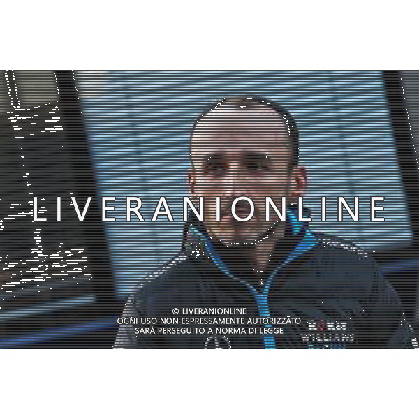 Robert Kubica (POL) Williams Racing with the media. 21.02.2019. Formula One Testing, Day Four, Barcelona, Spain. Thursday. AG ALDO LIVERANI SAS-ONLY ITALY