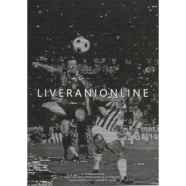RETROSPETTIVA GIUSEPPE FURINO CALCIATORE NELLA FOTO GIUSEPPE FURINO CON LA MAGLIA DELLA JUVENTUS AG ALDO LIVERANI SAS