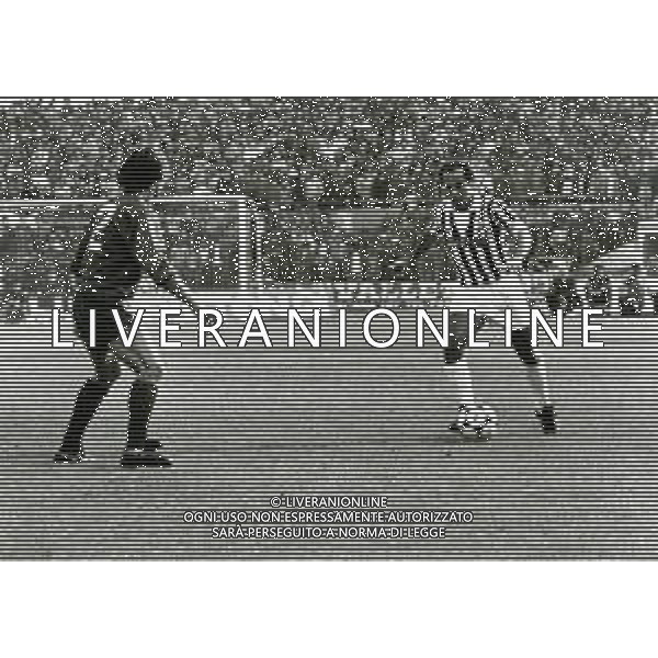 RETROSPETTIVA GIUSEPPE FURINO CALCIATORE NELLA FOTO GIUSEPPE FURINO CON LA MAGLIA DELLA JUVENTUS AG ALDO LIVERANI SAS