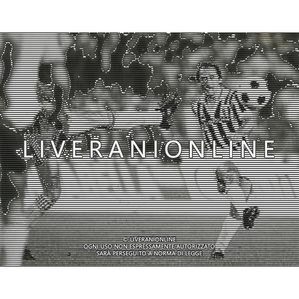 RETROSPETTIVA GIUSEPPE FURINO CALCIATORE NELLA FOTO GIUSEPPE FURINO CON LA MAGLIA DELLA JUVENTUS AG ALDO LIVERANI SAS