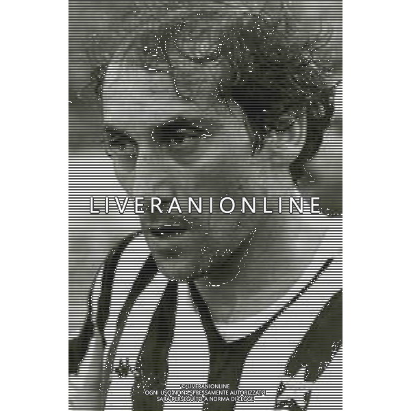RETROSPETTIVA GIUSEPPE FURINO CALCIATORE NELLA FOTO GIUSEPPE FURINO CON LA MAGLIA DELLA JUVENTUS AG ALDO LIVERANI SAS