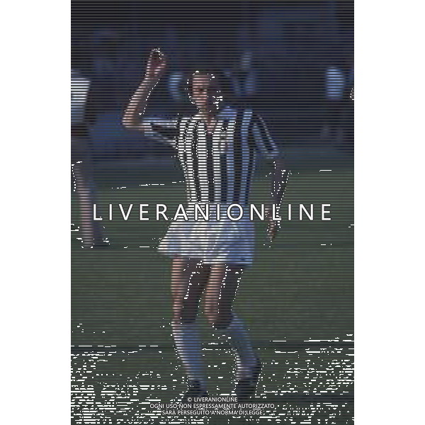 RETROSPETTIVA GIUSEPPE FURINO CALCIATORE NELLA FOTO GIUSEPPE FURINO CON LA MAGLIA DELLA JUVENTUS AG ALDO LIVERANI SAS