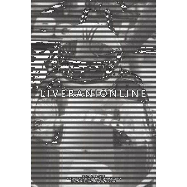 RETROSPETTIVA ALAN JONES PILOTA F1 NELLA FOTO ALAN JONES GP MONZA F1 1985 AG ALDO LIVERANI SAS