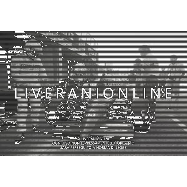 RETROSPETTIVA ALAN JONES PILOTA F1 NELLA FOTO ALAN JONES GP MONZA F1 1985 AG ALDO LIVERANI SAS