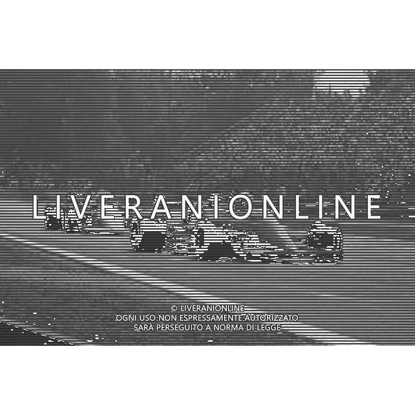 RETROSPETTIVA ALAN JONES PILOTA F1 NELLA FOTO ALAN JONES GP MONZA F1 1986-87 AG ALDO LIVERANI SAS