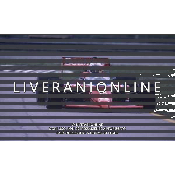 RETROSPETTIVA ALAN JONES PILOTA F1 NELLA FOTO ALAN JONES AL GP MONZA F1 1985 AG ALDO LIVERANI SAS